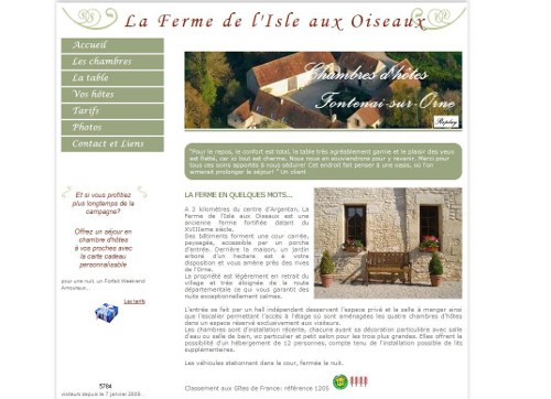 LA FERME DE L'ISLE AUX OISEAUX